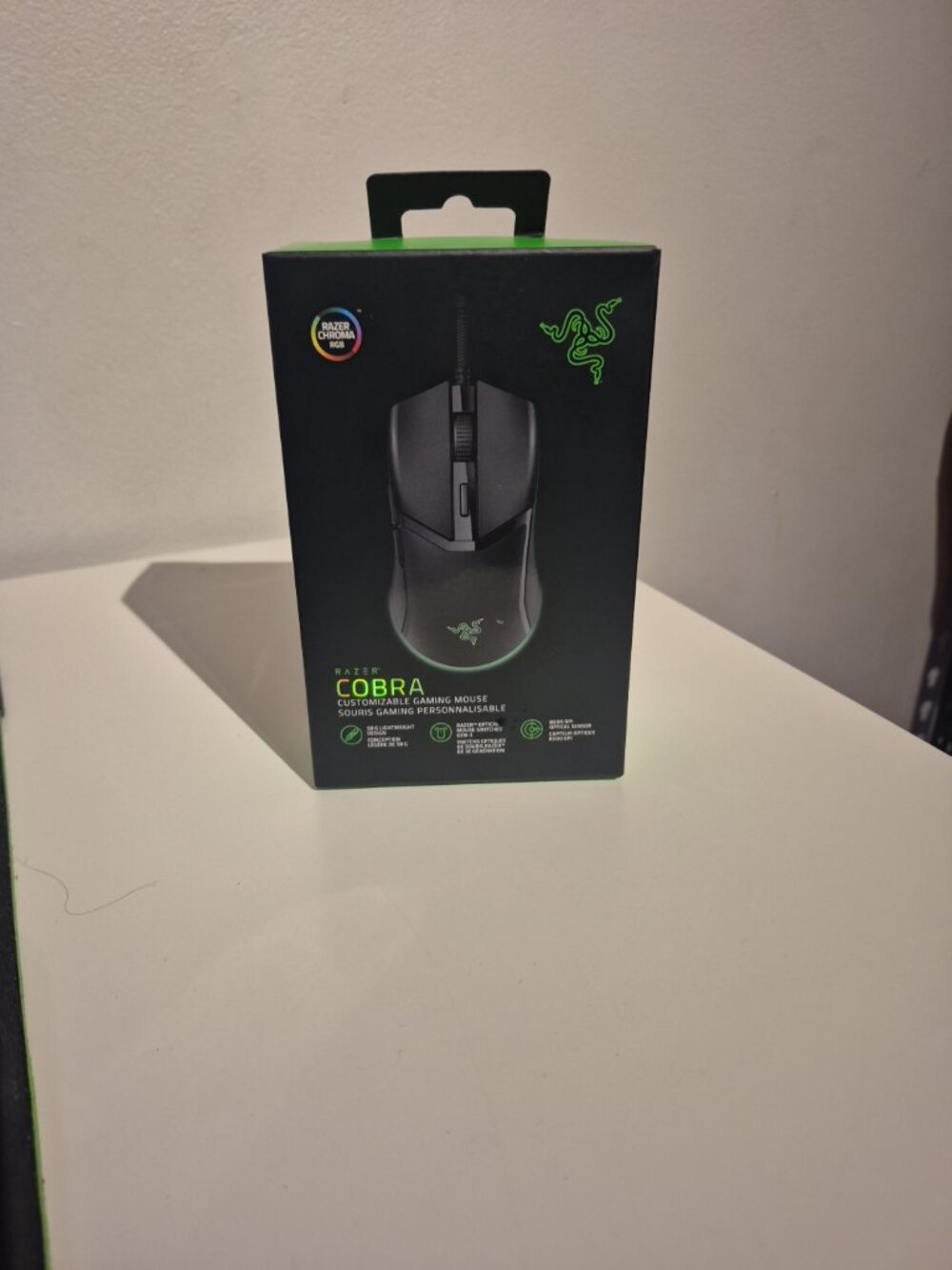 Razer Cobra Gaming Mouse New Sealed In Box Wired RGB Lightweight Esports PC